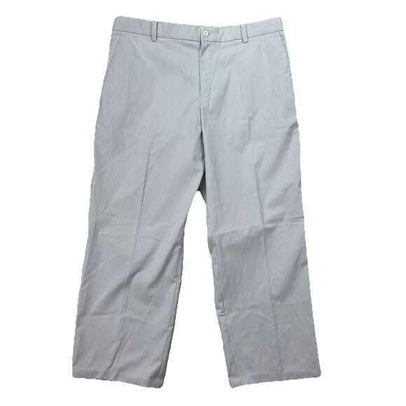 Nike Tour Stripe Dri-FIT Flat Front Golf‎ Pants 433251-100 Men’s 35x32 White - Picture 1 of 6